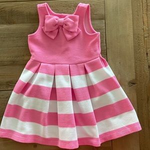 COPY - Janie + Jack Pink and White Dress